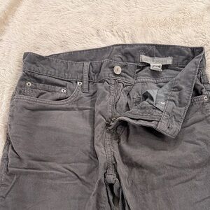 Outerknown Charcoal Corduroy Trousers